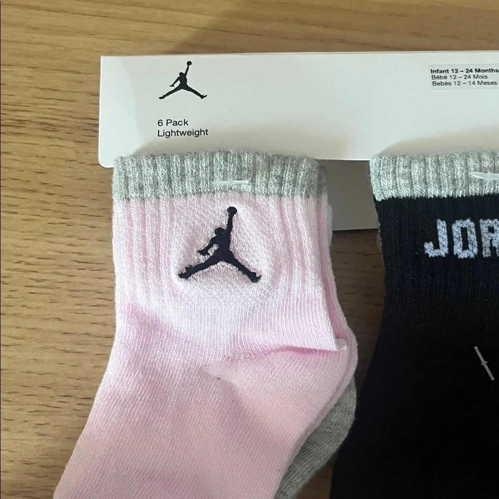 Kids Jordan Ankle Socks Size 12-24 Months